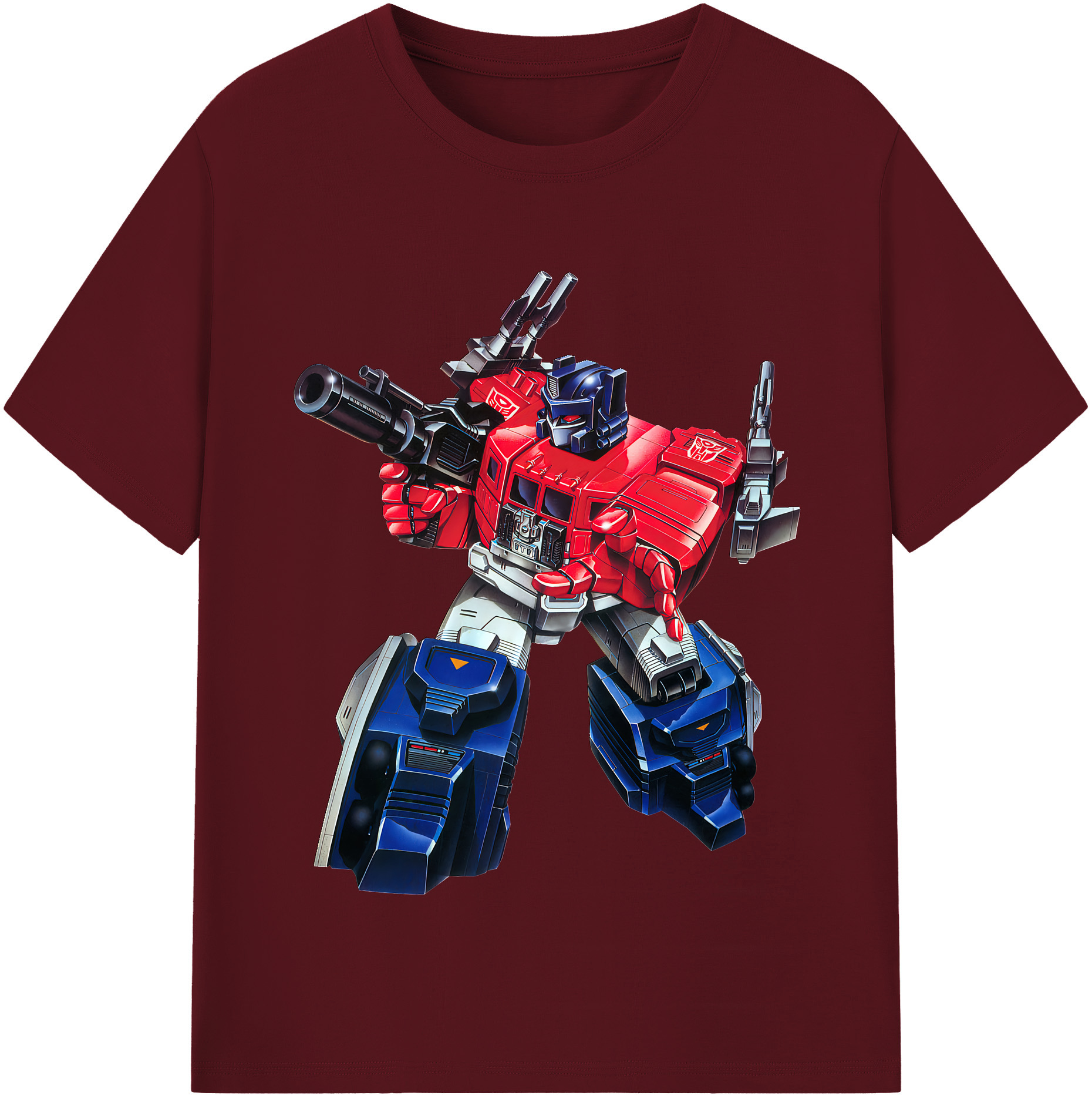 （画像用） Transformers トランスフォーマー 綿100％半袖Tシャツ（フロントプリント）